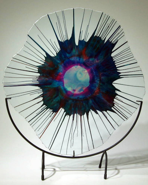 Click to view detail for DD-240707 Energy Web Blue, Green, Fuchsia $455